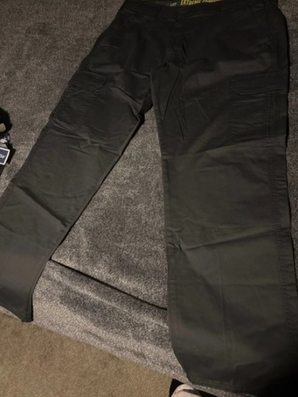 Men's Black Cargo Pants Extreme Comfort